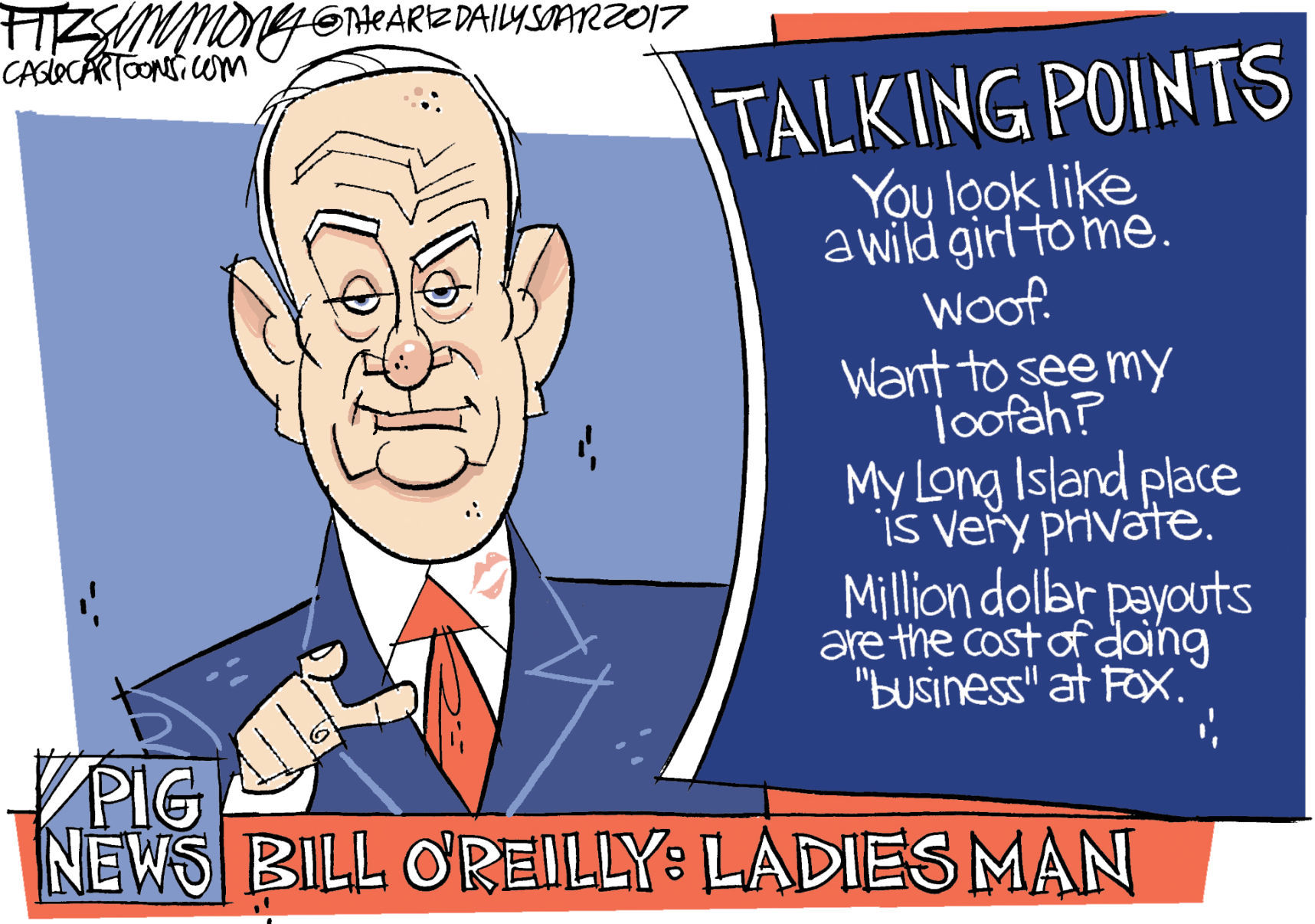 Daily Fitz Cartoon: O'Reilly